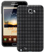 Amzer 92932 Luxe Argyle High Gloss TPU Soft Gel Skin Case for Samsung Galaxy Note Smoke Grey