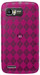 Amzer 92634 Luxe Argyle High Gloss TPU Soft Gel Skin Case for Motorola Atrix 2 MB865 - Hot Pink