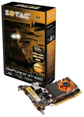 ZOTAC NVIDIA Geforce GT 520 Edition 2 GB GDDR3 Graphics Card: Graphics Card Buy ZOTAC NVIDIA Geforce GT 520 Edition 2 GB GDDR3 Graphics Card: Graphics Card