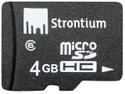 Strontium Memory Card 4 GB MicroSD Card (Class 6): Memory Card