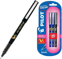 Pilot V7 (Pack of 3) Fineliner Pen: Pen