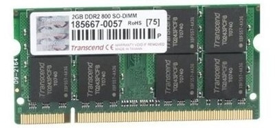 Transcend DDR2-800/PC2-6400 DDR2 2 GB Laptop RAM (JM800QSU-2G): RAM Buy Transcend DDR2-800/PC2-6400 DDR2 2 GB Laptop RAM (JM800QSU-2G): RAM