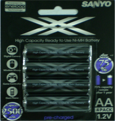 Sanyo (Pre-Charged) 4HR-3UWX-SECP-BP Pre-Charged Rechargeable Battery: Rechargeable Battery Buy Sanyo (Pre-Charged) 4HR-3UWX-SECP-BP Pre-Charged Rechargeable Battery: Rechargeable Battery