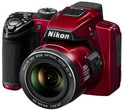 Nikon Coolpix P500 Bridge (Red): Camera
