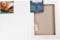 Brustro Polycottom Medium Grain Stretched Canvas (8"X10"X2): Canvas