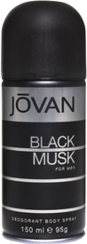 Jovan Black Musk Deo Spray - 150 ml: Deodorant Buy Jovan Black Musk Deo Spray - 150 ml: Deodorant