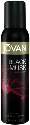 Buy Jovan Black Musk Deo Spray  -  150 ml: Deodorant