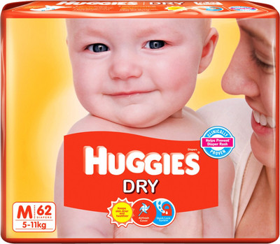 Buy Huggies Dry Diaper - Medium: Diaper