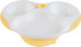Piyo Piyo Slip Proof Three-section Dining Plate  - Polypropylene, Thermoplastic Elastomer