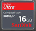 SanDisk Ultra CF 16 GB Memory Card