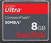 SanDisk Ultra CF 8 GB Memory Card