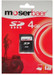 Moserbaer SD Card 4GB Class 4 Memory Card