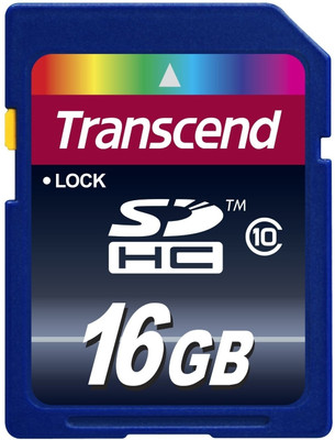 Buy Transcend SDHC 16GB Class 10 Memory Card: Memory Card