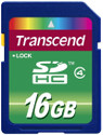 Transcend SD 16GB Class 4 Memory Card : Memory Card