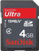 SanDisk Ultra SDHC 4 GB Class 4 Memory Card
