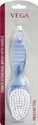 Vega Pumice Stone & Nail Brush with Handle (Blue): Pumice Stone